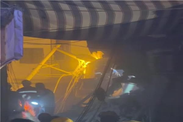 انهيار منزل يوقع وفيات واصابات في المنيا