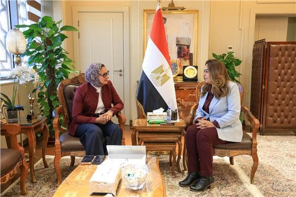 وزيرة التنمية تتابع مشروعات الوادي الجديد