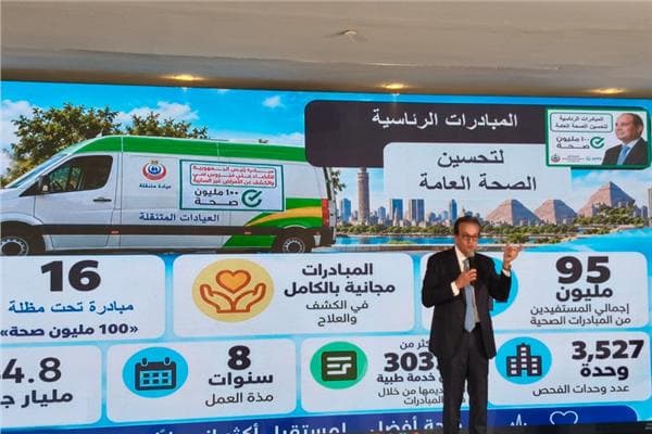 وزير الصحة: 60 مليون مستفيد من البرامج الصحية