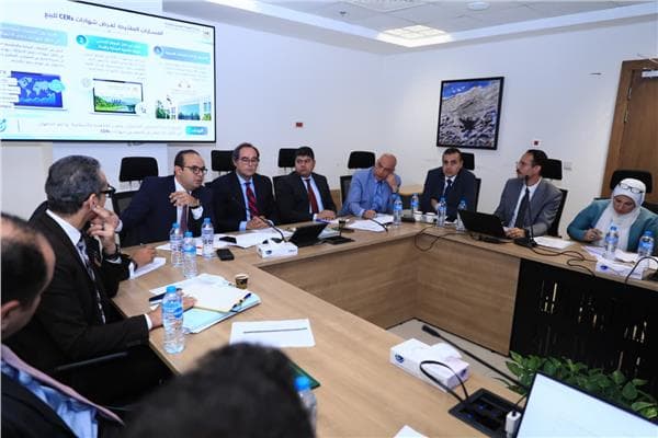 الجهاز يترأس اجتماع لجنة شهادات الكربون