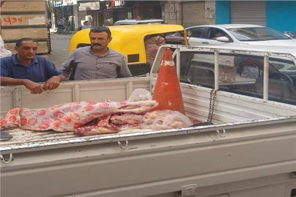 بيطري المنوفية يضبط لحوم فاسدة خارج المجازر
