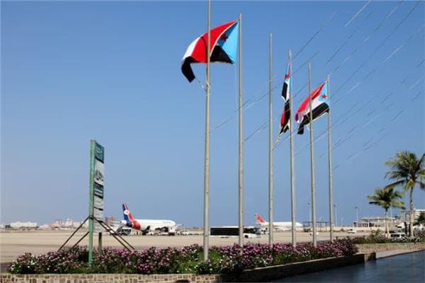 انفجار قرب مطار عدن اليمن