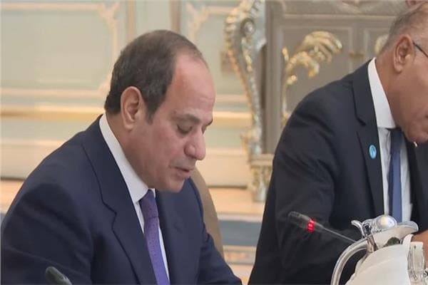 مباحثات موسعة بين رئيس الوزراء الماليزي والرئيس السيسي