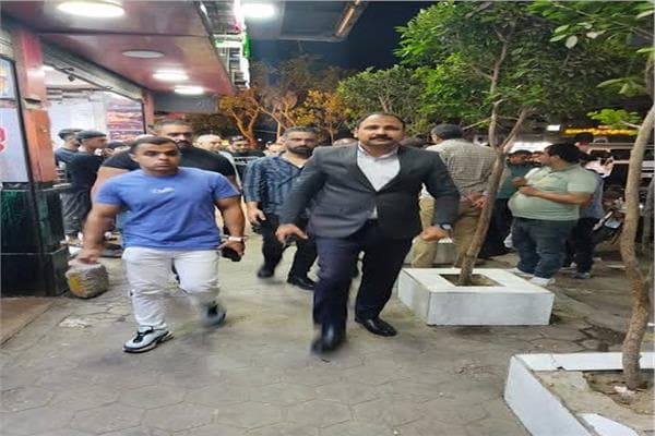 حملة ضد الإشغالات بحي العجوزة
