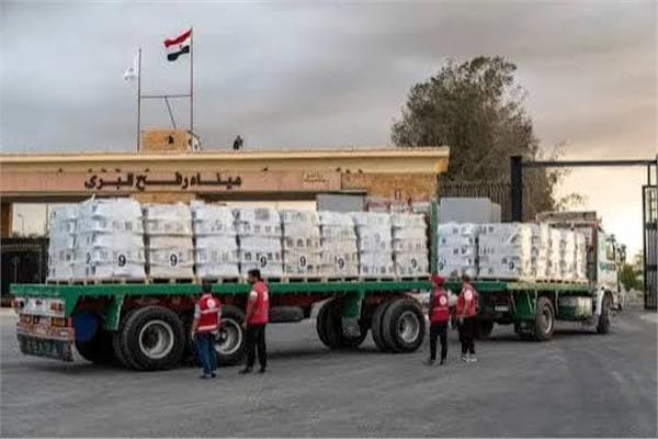 مصر تستمر في إرسال المساعدات إلى غزة
