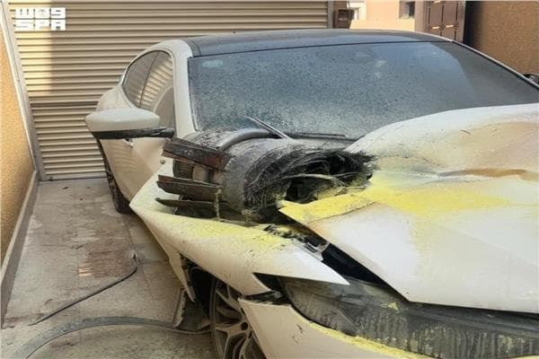إصابة مقيم وأضرار بممتلكاته في الرياض