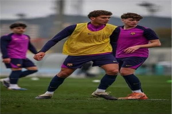 تدريب حمزة عبد الكريم مع الرديف