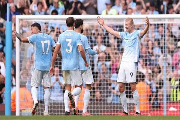 مانشستر سيتي يتفوق على إيبسويتش في الشوط الأول