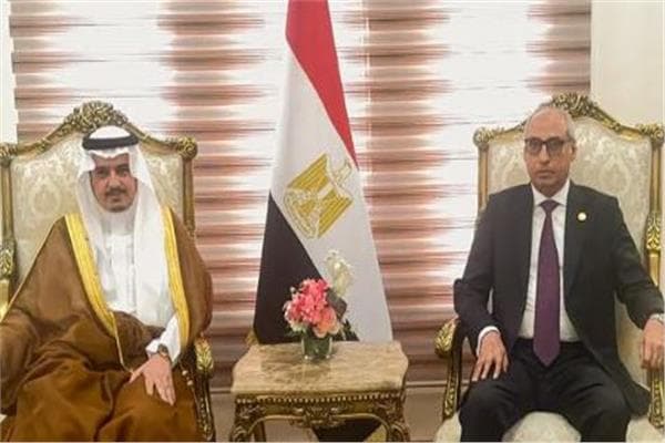 المستشار أبو الدهب يلتقي برئيس ديوان المظالم السعودي