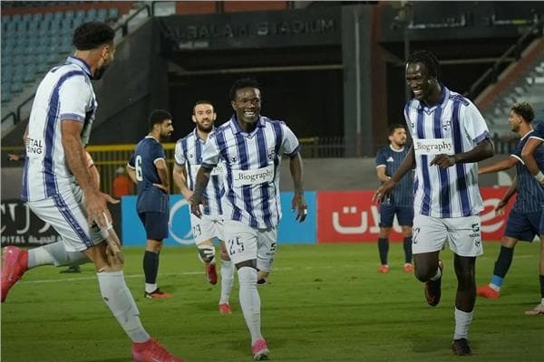 المقاولون يتفوق على إنبي بهدف في الشوط الأول