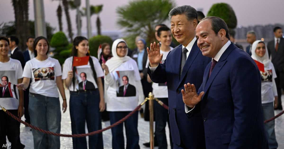 Chinese president visits Egypt for cooperation talks