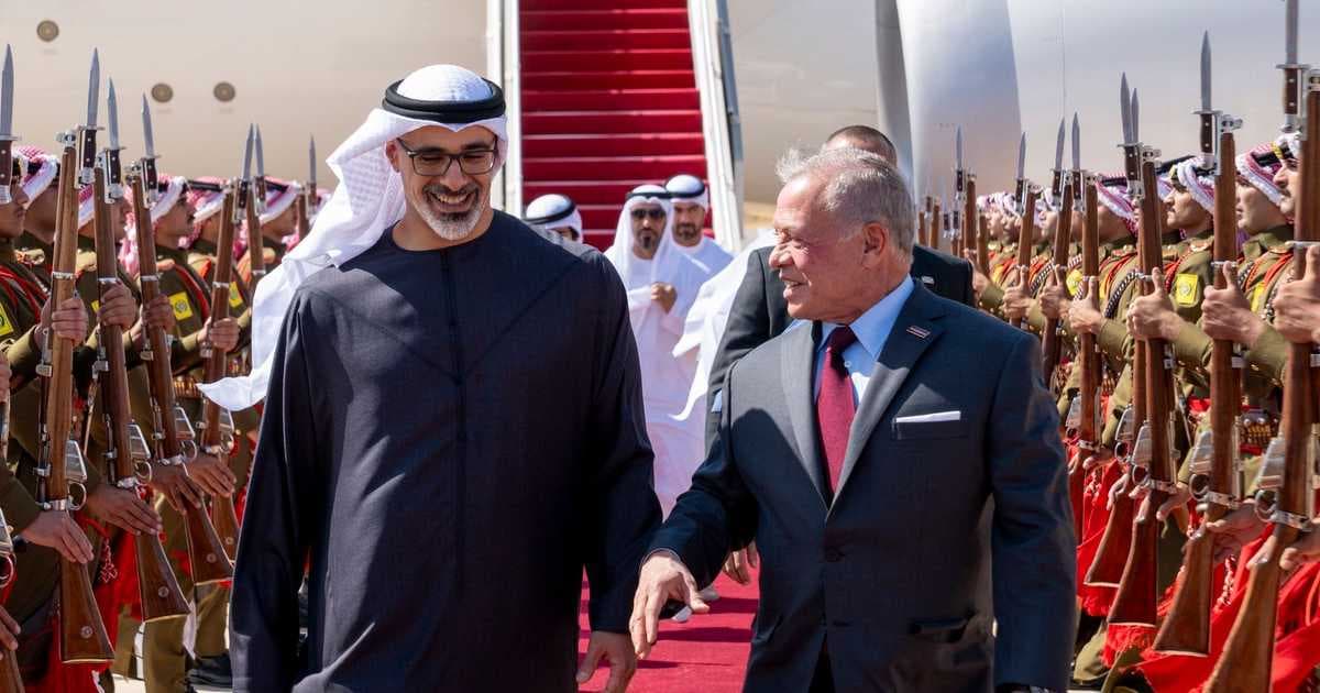 Abu Dhabi Crown Prince in Aqaba