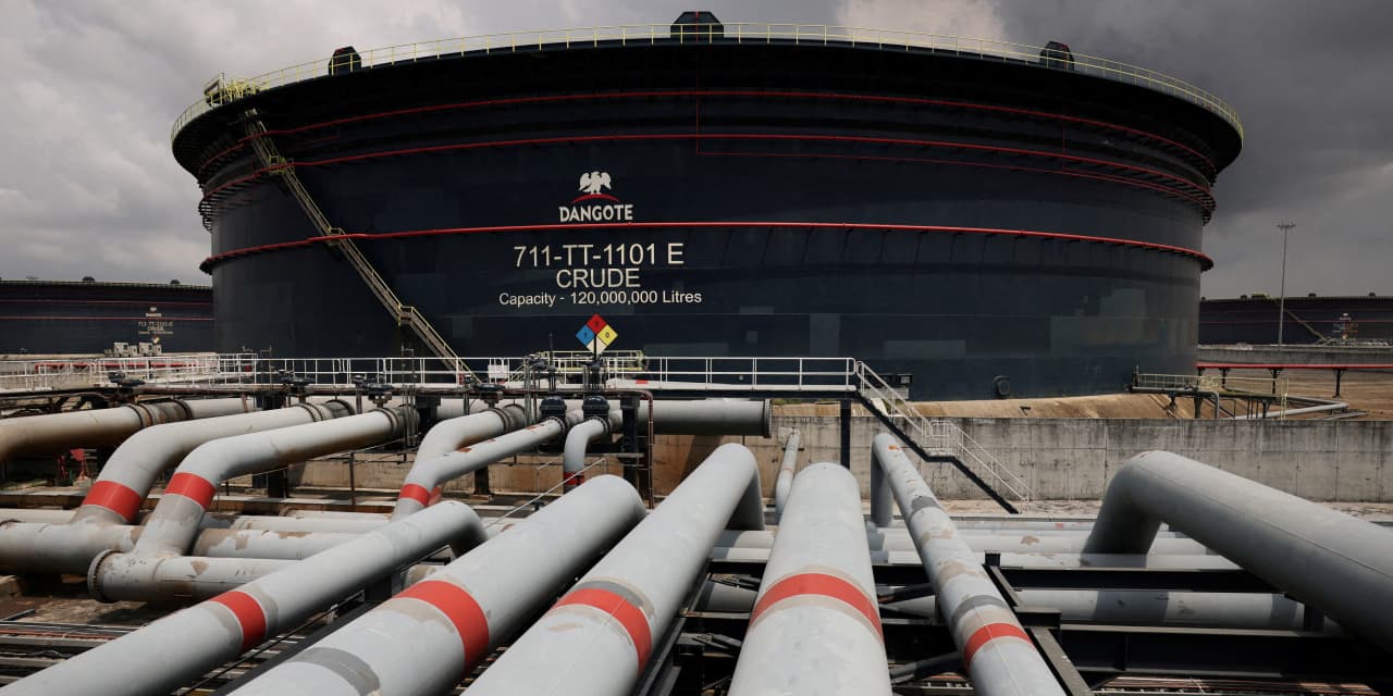 Oil Rises as Brent Surges Past $94
