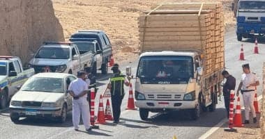 حملة مرورية لضبط المخالفات بسوهاج
