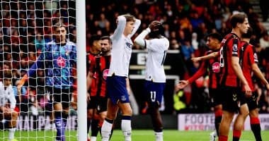 مباراة متعادلة بين بورنموث وإيفرتون وهدف قاتل لهال