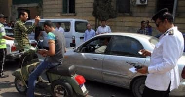 حملات مرورية في القاهرة والجيزة لضبط المخالفات