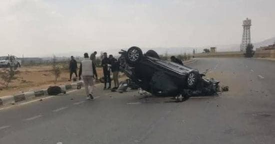 انقلاب يوقع قتيلتين وجرح سائق جنوب طهطا
