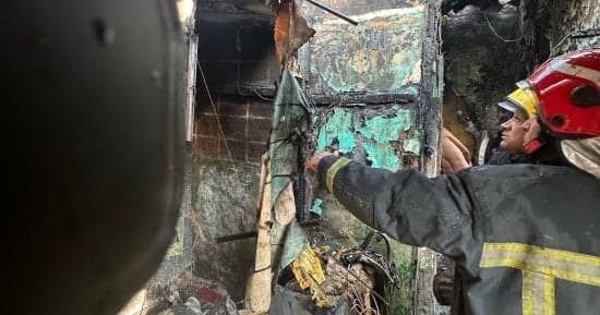 حريق في شقة بالحوامدية بدون إصابات