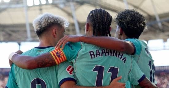 برشلونة يتصدر أكبر 20 هجوم بدوريات الخمسة
