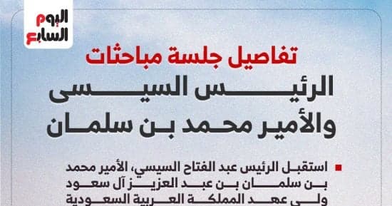 مباحثات الرئيس السيسى والأمير محمد بن سلمان