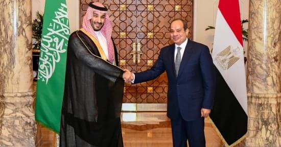 السيسى وولي العهد يؤكدان أمن الملاحة في هرمز وباب المندب