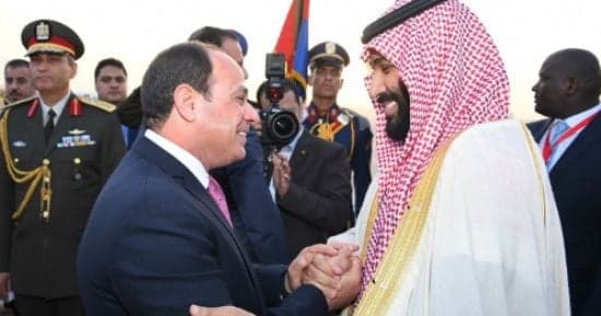 مصر والسعودية مع محمد بن سلمان على إكس