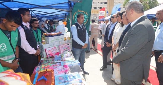 مساعدة غذائية وخدمات مجانية في أسوان