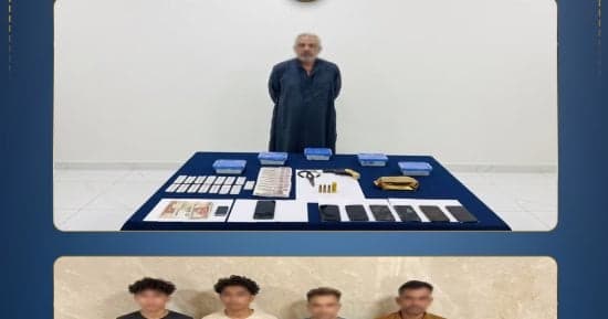 مقتل 4 من الخطورة وضبط أسلحة ومخدرات