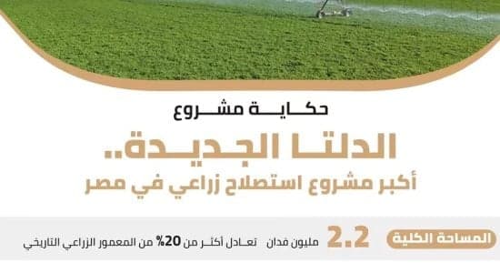 الدلتا الجديدة من أبرز المشاريع القومية