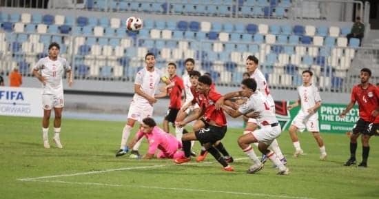 منتخب الشباب يتعادل مع تونس 2-1