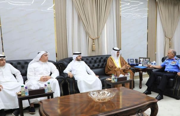 Major General Al-Maa'ita Discusses Security Cooperation with Kuwaiti Ambassador