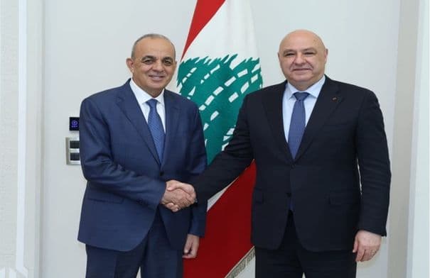 Hajajineh briefs Aoun on Jordan's Millennium Celebration