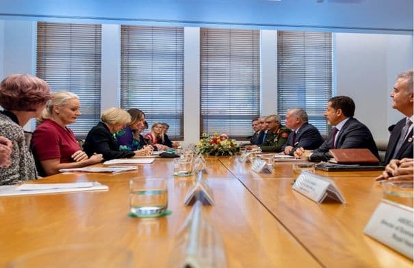 King meets Australian mental health groups