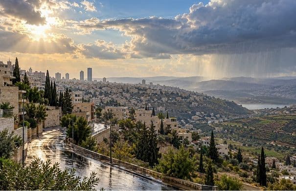 Clear weather with possible showers in parts of the kingdom