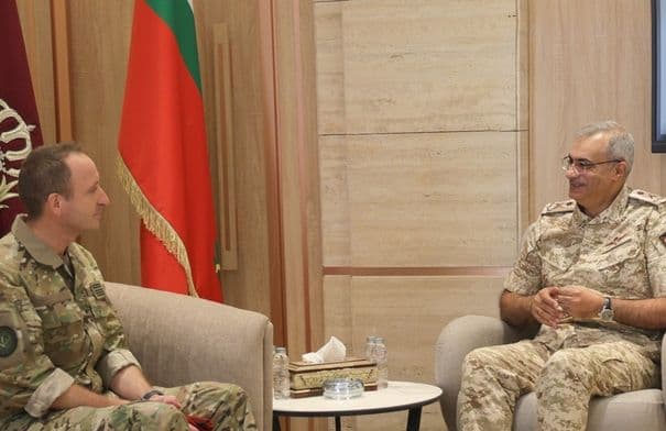 Brigadier General Al-Harasiss Meets French Special Forces Commander
