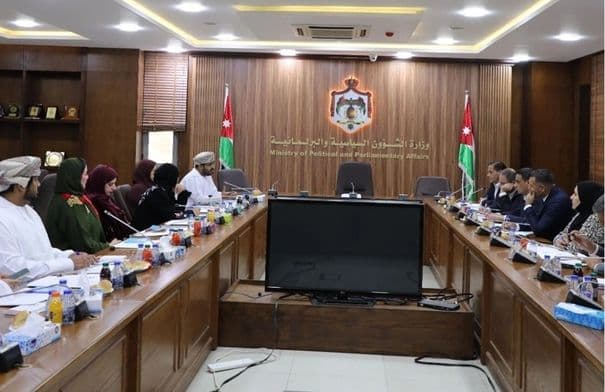 Omani Shura Council Delegation Visits Political Ministry