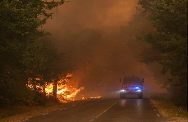 Los Angeles mansions and land burn