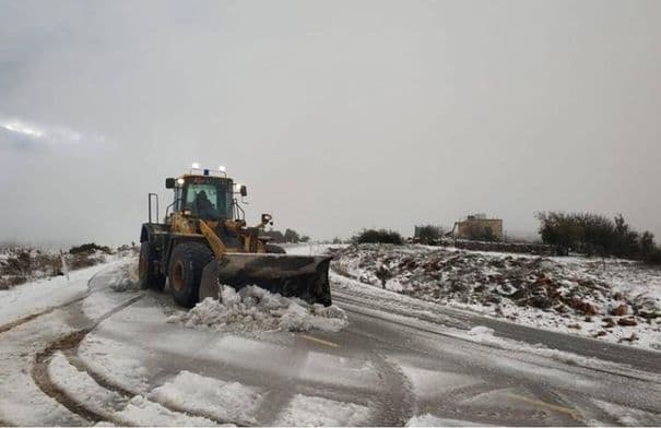 Public Works Chief Checks Ajloun Winter Preparedness