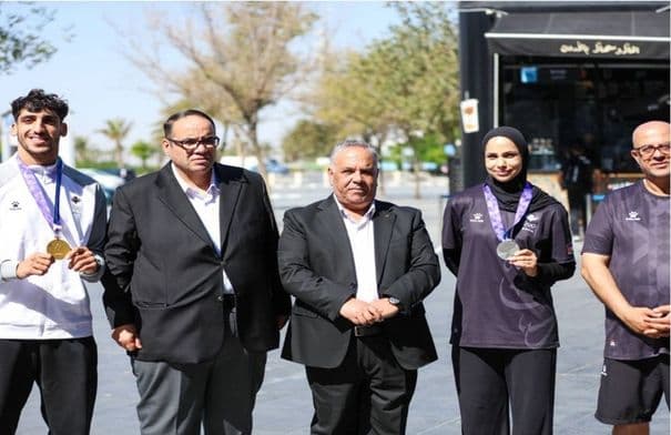 Karate team arrives after winning 3 medals