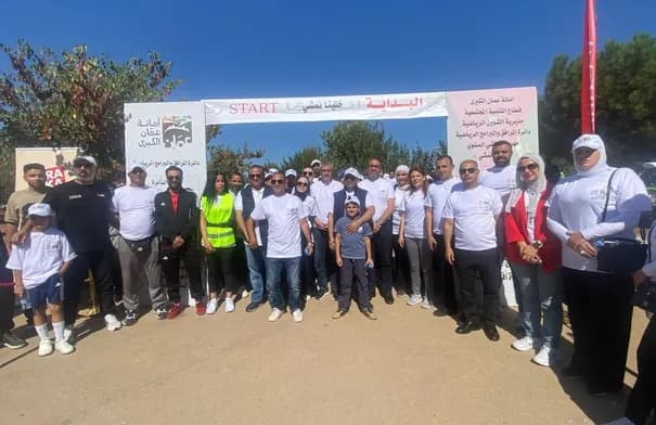 Amman Municipality hosts Let’s Walk at King Abdullah II Parks