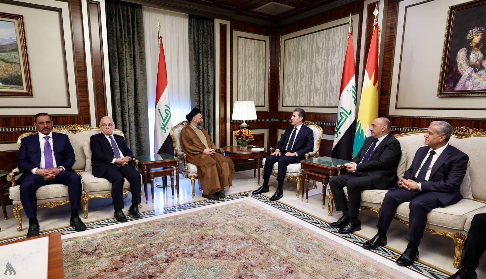 Barzani and Hakim stress Erbil-Baghdad ties