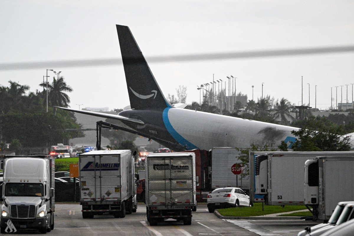 Five injured in Amazon plane crash at Miami