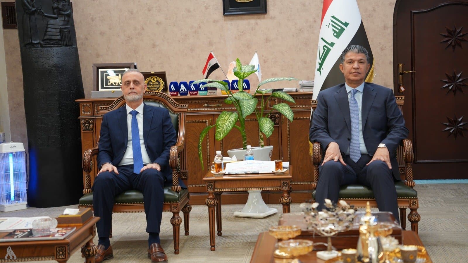 Iraqi Media President Meets Civil Service Head