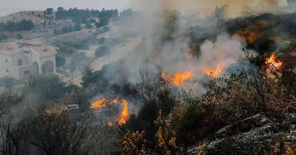 Fires Spread from Hasbaya to Bekiva