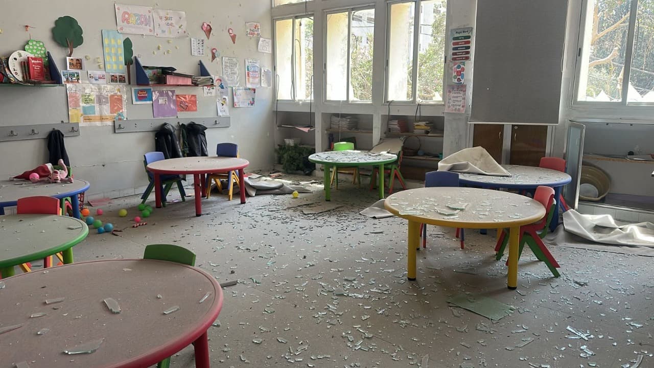 Southern Lebanon schools destroyed