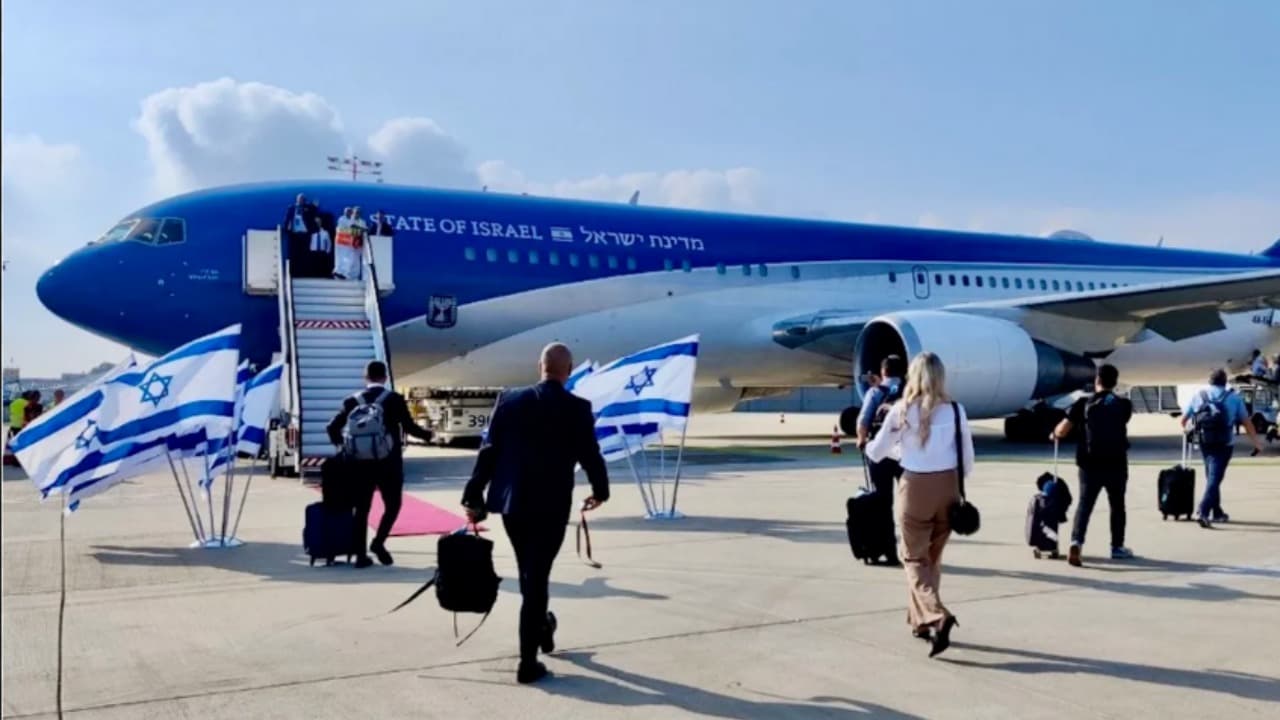 Netanyahu's plane departs for Washington after drone intercept