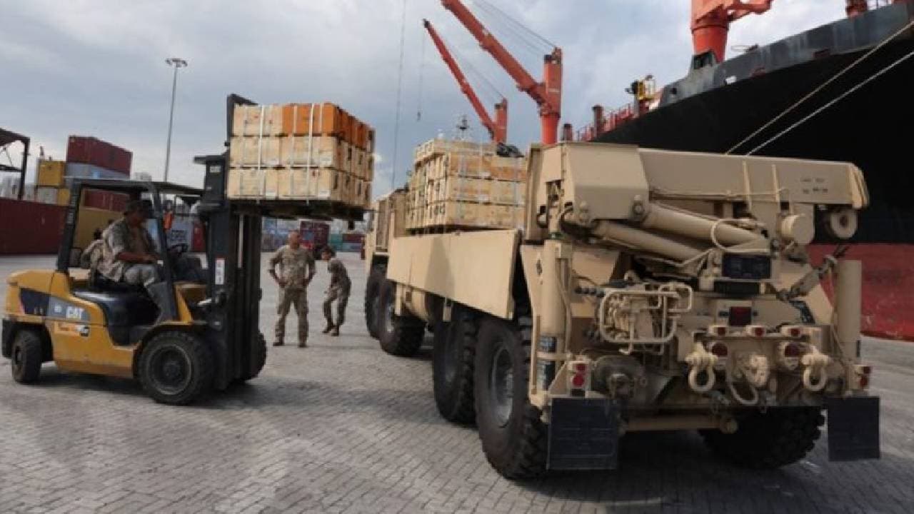 U.S. Distributes Ammunition to Lebanese Army
