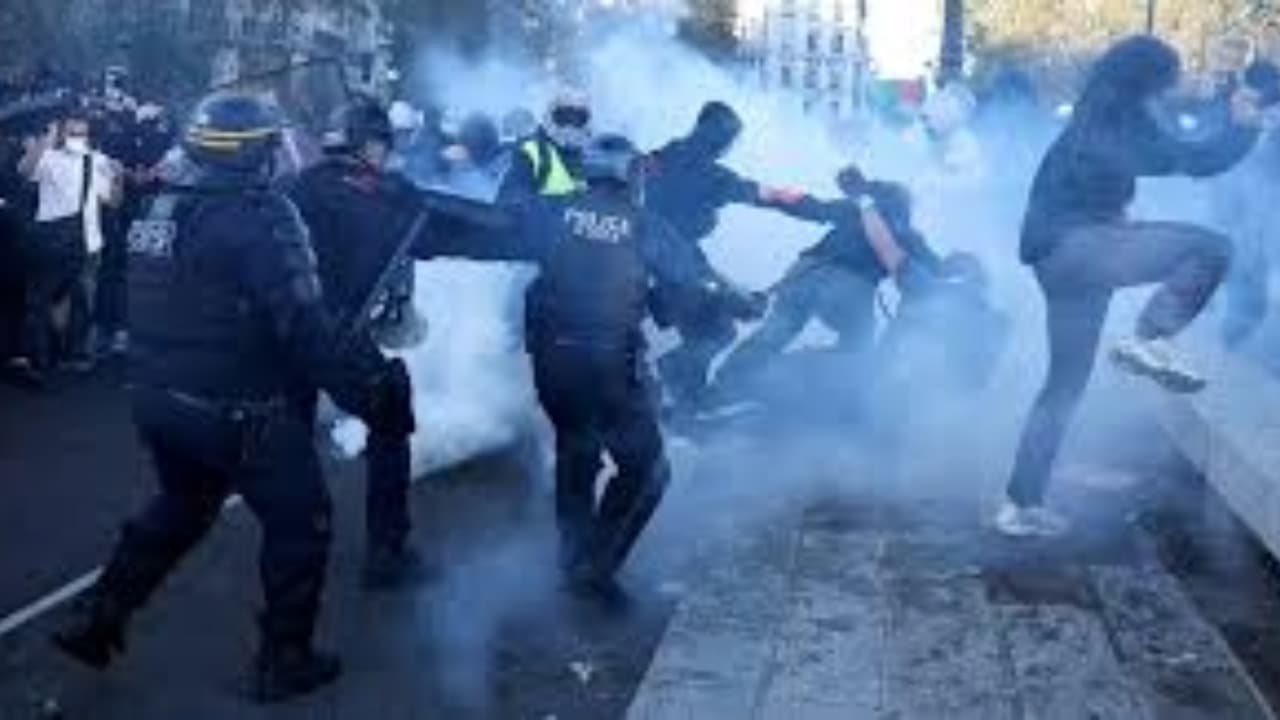Violence and clashes across France