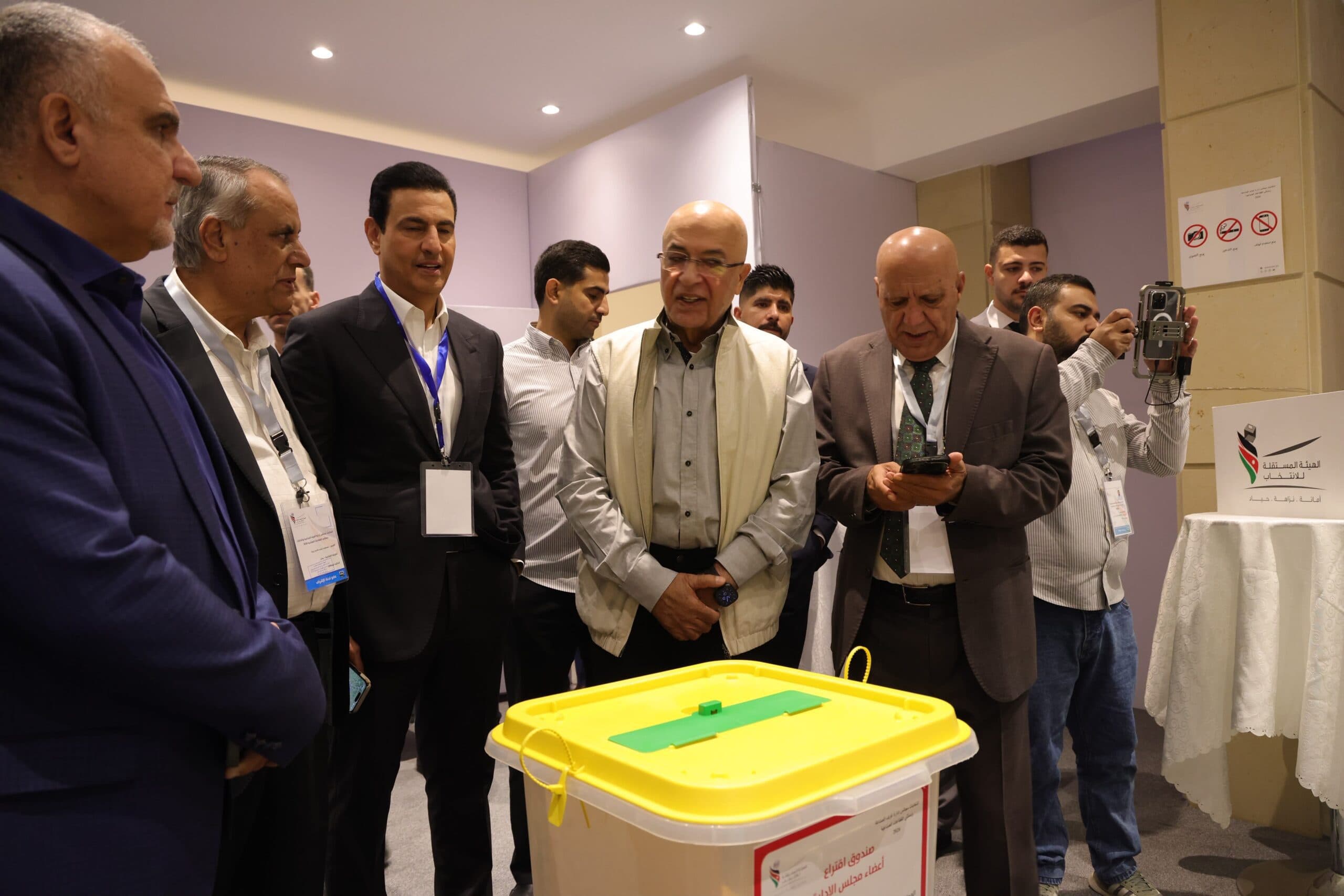 Al-Ma'yta reviews electoral progress at Amman Chamber