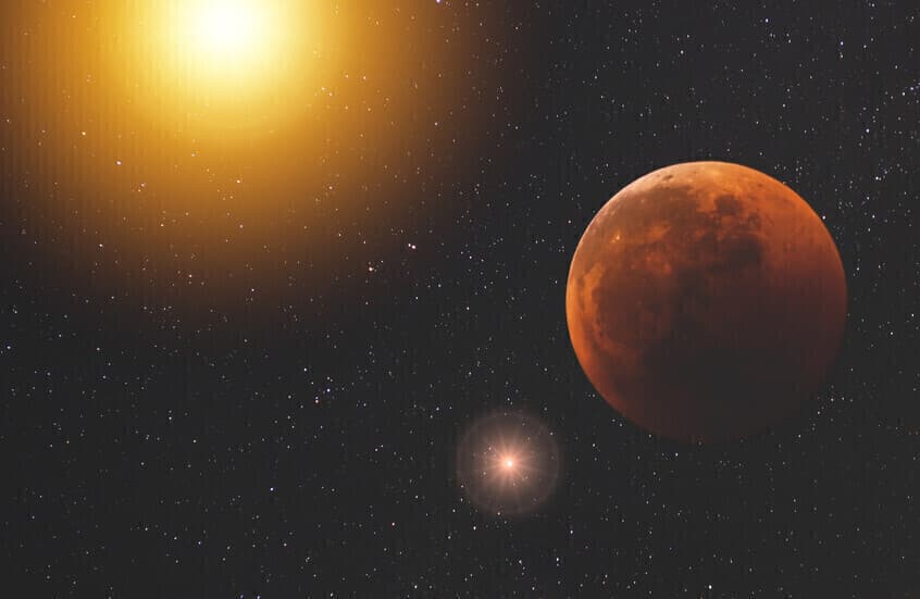 Mars to cross Kingdom skies Sunday